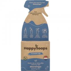HAPPYSOAPS Cleaning tabs-glasreiniger-sparkling mint 24 gr