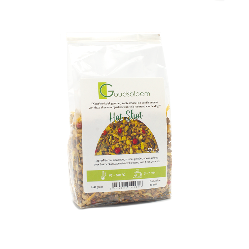 De Goudsbloem Hot shot thee 100 gram