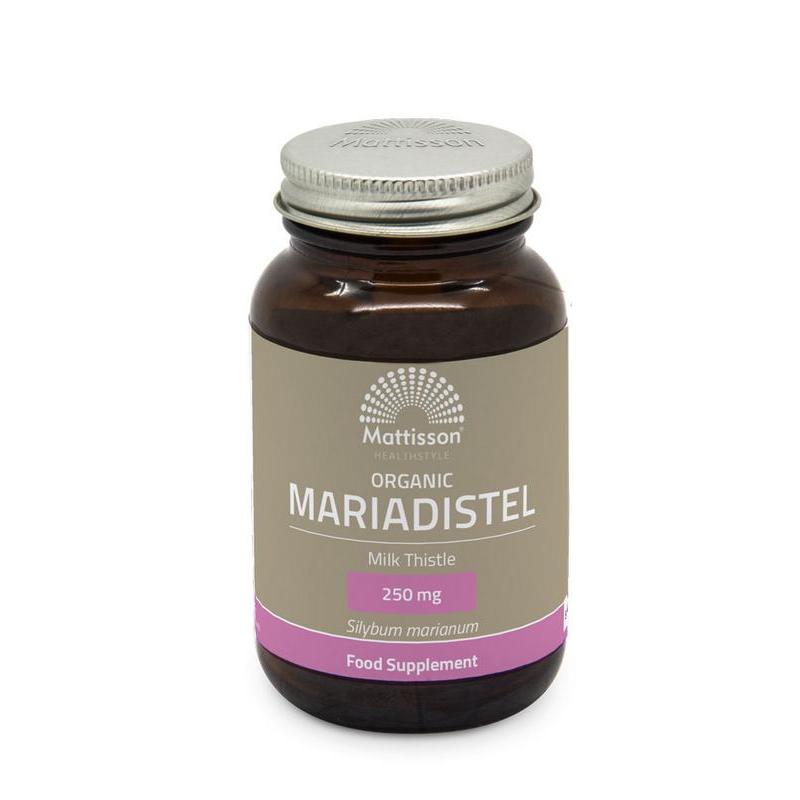 Mattisson mariadistel 250mg organic matt