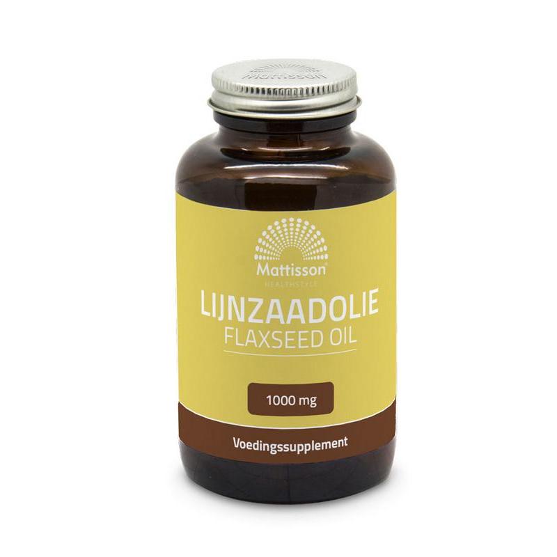 Mattisson lijnzaadolie 1000mg matt