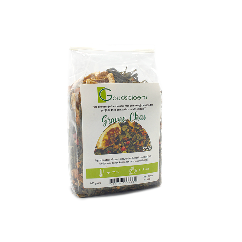 Goudsbloem Groene chai thee 100 gram