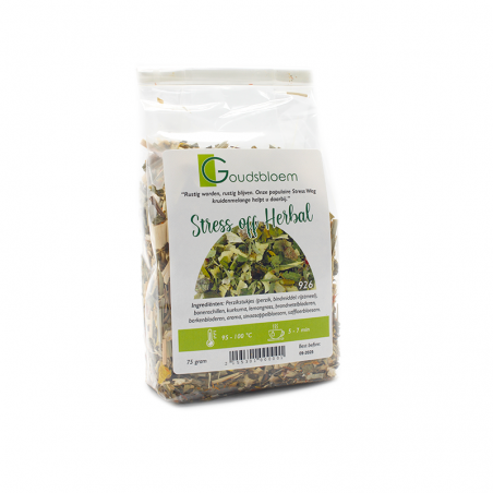 Goudsbloem Stress off herbal thee 75 gram
