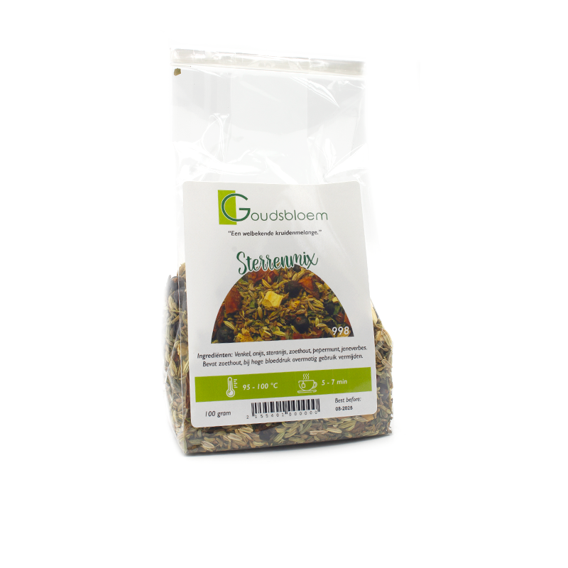 Goudsbloem Sterrenmix thee 100 gram