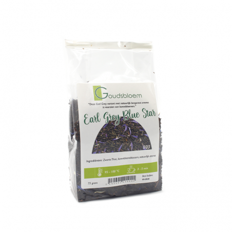Goudsbloem Earl grey blue star thee 75 gram