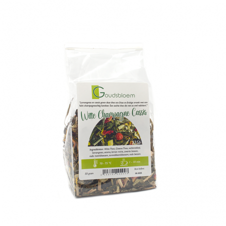 Goudsbloem White Champagne cassis thee 50 gram