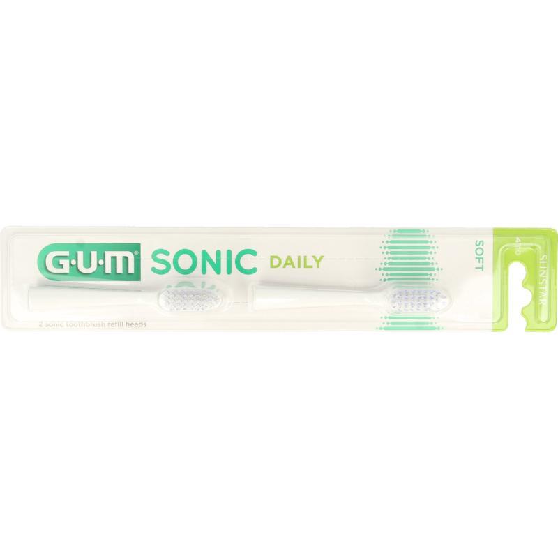 GUM GUM sonic opzetborstel wit