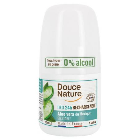 Douce Nature deodorant roll on aloe hervulb