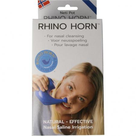 Rhino horn neusspoel blauw 1s