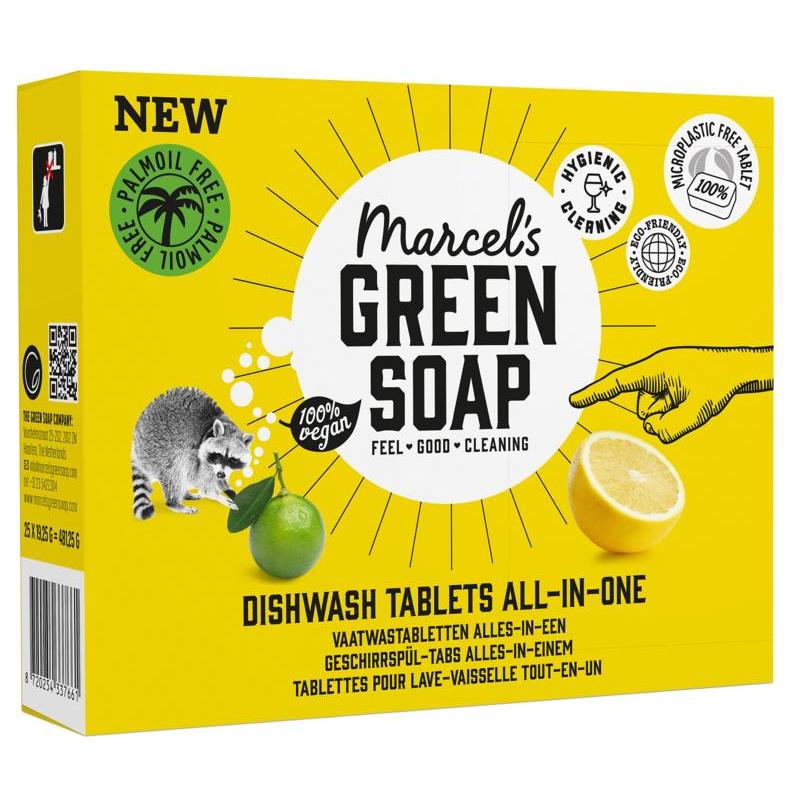 Marcel's GR Soap vaatwas tablet all in one Marcel's GR Soap vaatwas tablet all in one