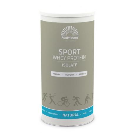 Mattisson whey protein isolate sport