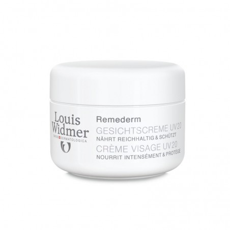 Widmer Remederm Dry Skin Gezichtscreme UV20 licht geparfumeerd 50 ml