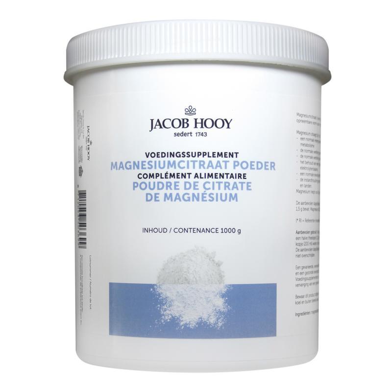 Jacob Hooy magnesiumcitraat poeder /jh