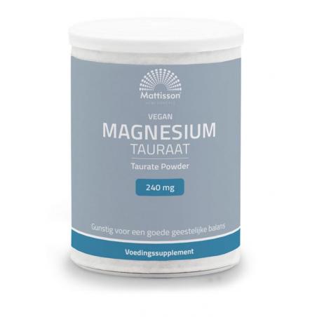 Mattisson magnesium tauraat poeder vegan