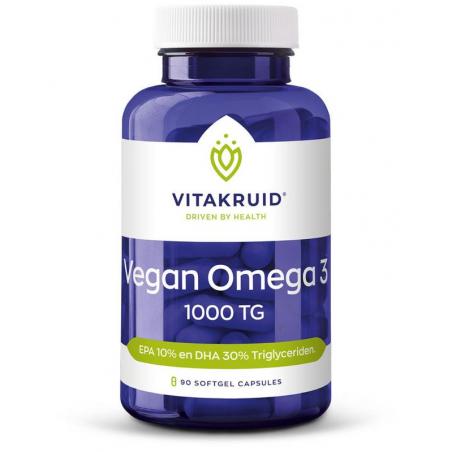 Vitakruid vegan omega-3 1000 tryglycerid