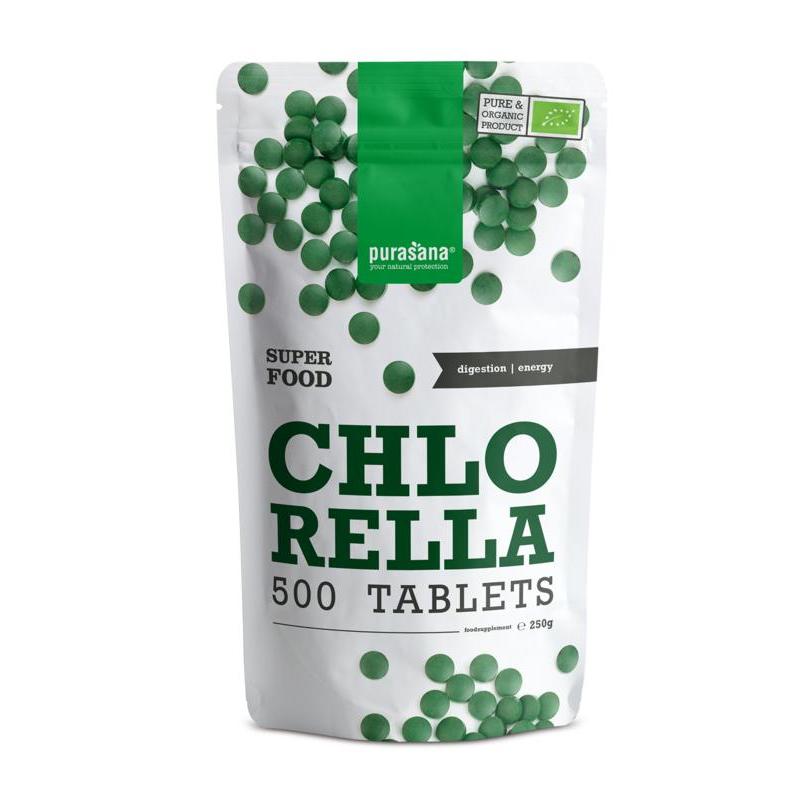 Purasana bio Chlorella 500 mg 500 tablets