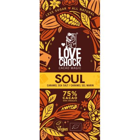 Lovechock Soul Caramel Zeezout 70 gram