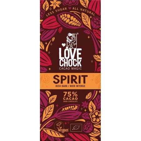 Lovechock Spirit Dark Pure Chocolade 70 gram