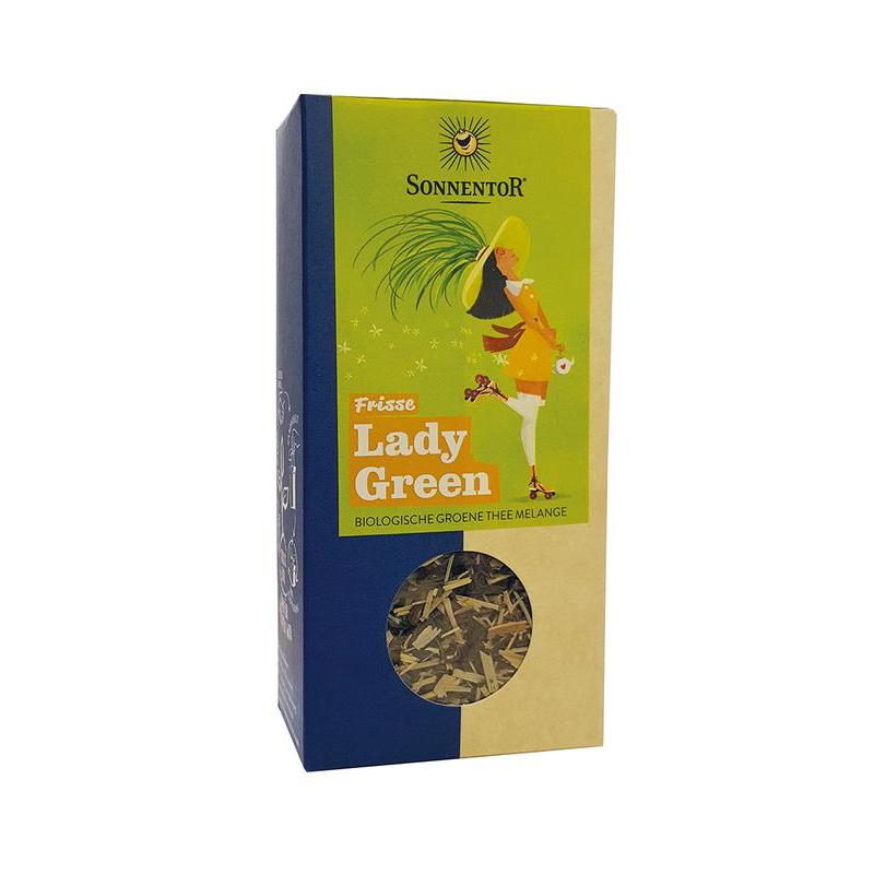 Sonnentor Frisse Lady Green Biologische Groene Thee Los 90 gram