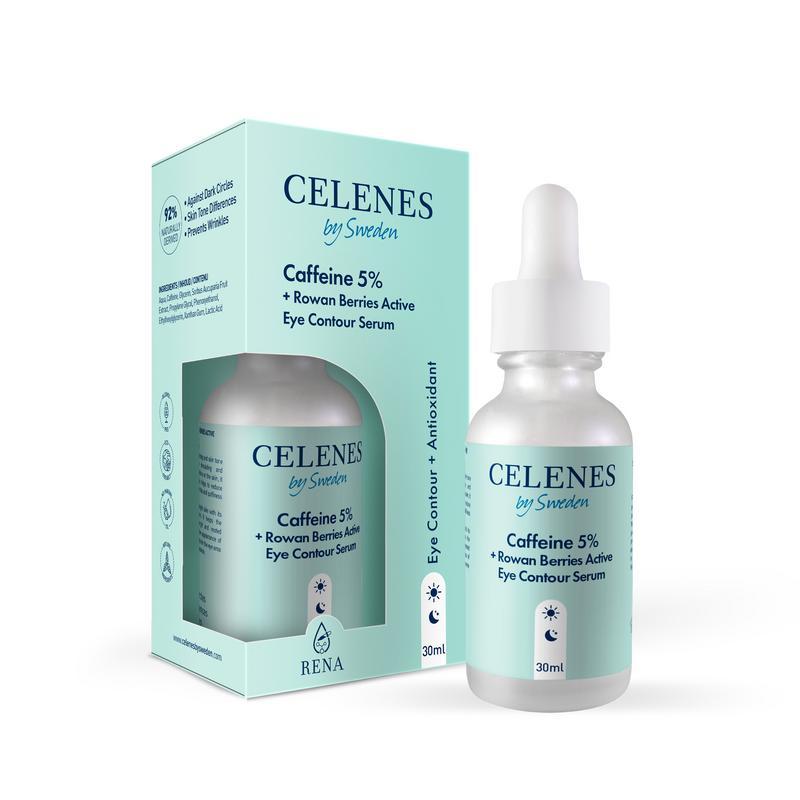 Celenes by Sweden Caffeine 5% + Rowan Berries Eye Contour Serum 30ml