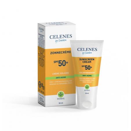 Celenes by Sweden Herbal Zonnecrème anti-aging SPF50+ 50ml