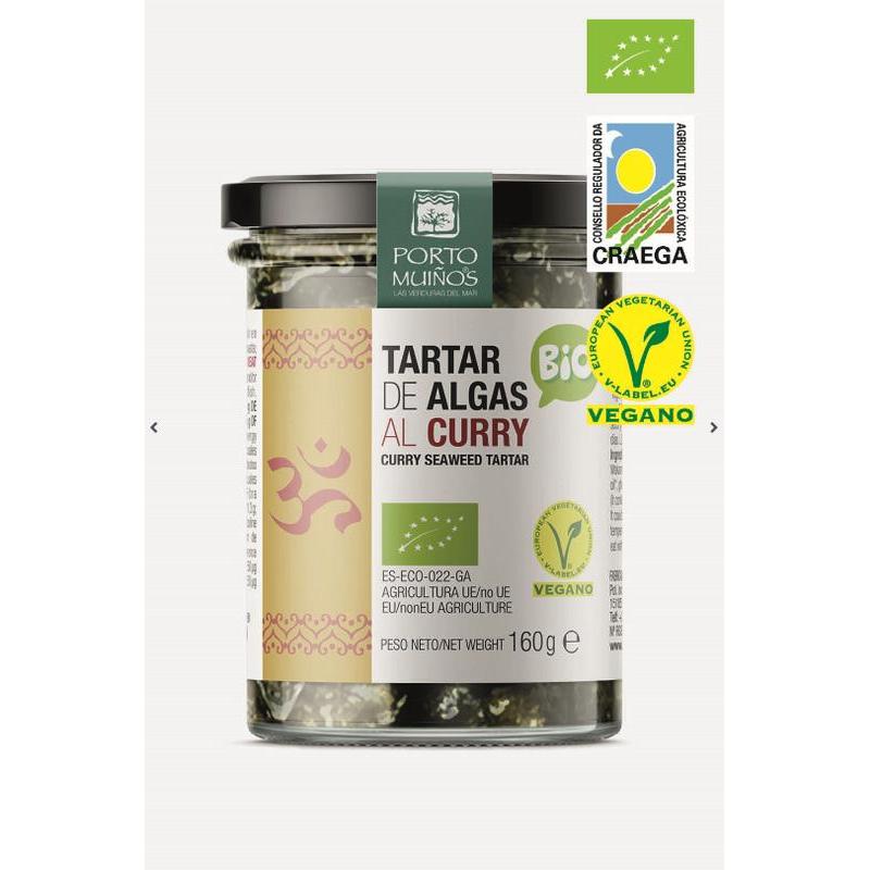 Porto Muinos zeewier spread curry bio