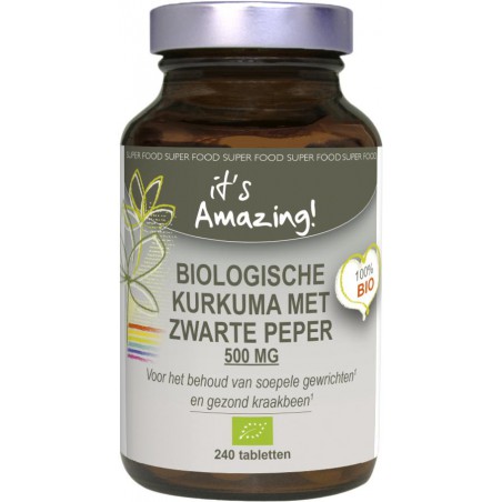 it's Amazing Kurkuma met Zwarte peper 240 tabletten