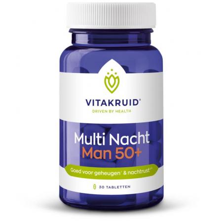 Vitakruid Multi Nacht Man 50+ 30 tabletten