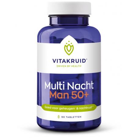 Vitakruid Multi Nacht Man 50+ 90 tabletten