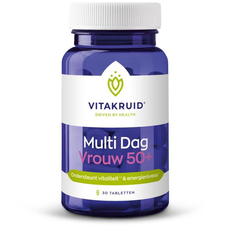 Vitakruid Multi dag Vrouw 50+ 30 tabletten