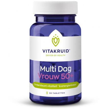 Vitakruid Multi dag Vrouw 50+ 30 tabletten