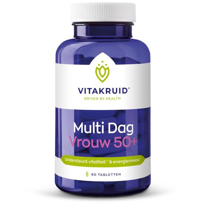 Vitakruid Multi dag Vrouw 50+ 90 tabletten