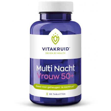 Vitakruid Multi Nacht Vrouw 50+ 90 tabletten