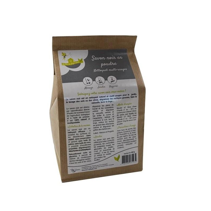 Eco Conseils Zwarte Zeep Poeder 350g
