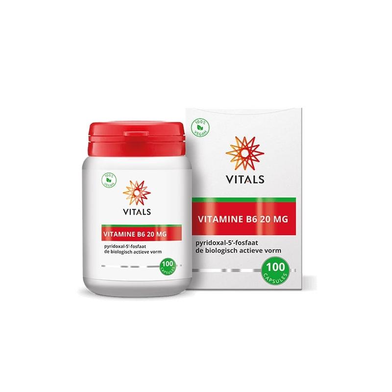 Vitamine B6 pyridoxaal 5 fosfaat 20 mg