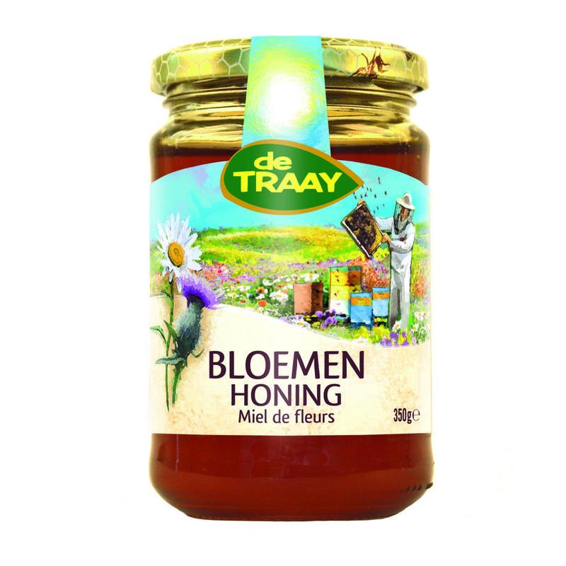 Traay honing bloemen 350 gram
