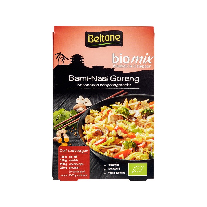 Beltane Bami & nasi goreng kruiden