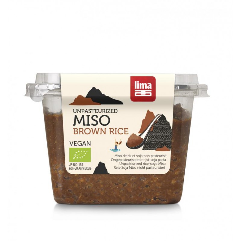 Lima Brown rice miso ongepasteuriseerd