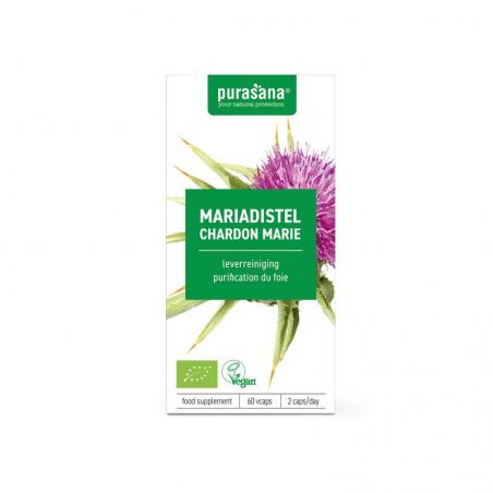 Purasana Mariadistel Extract Biologisch 60 vcaps