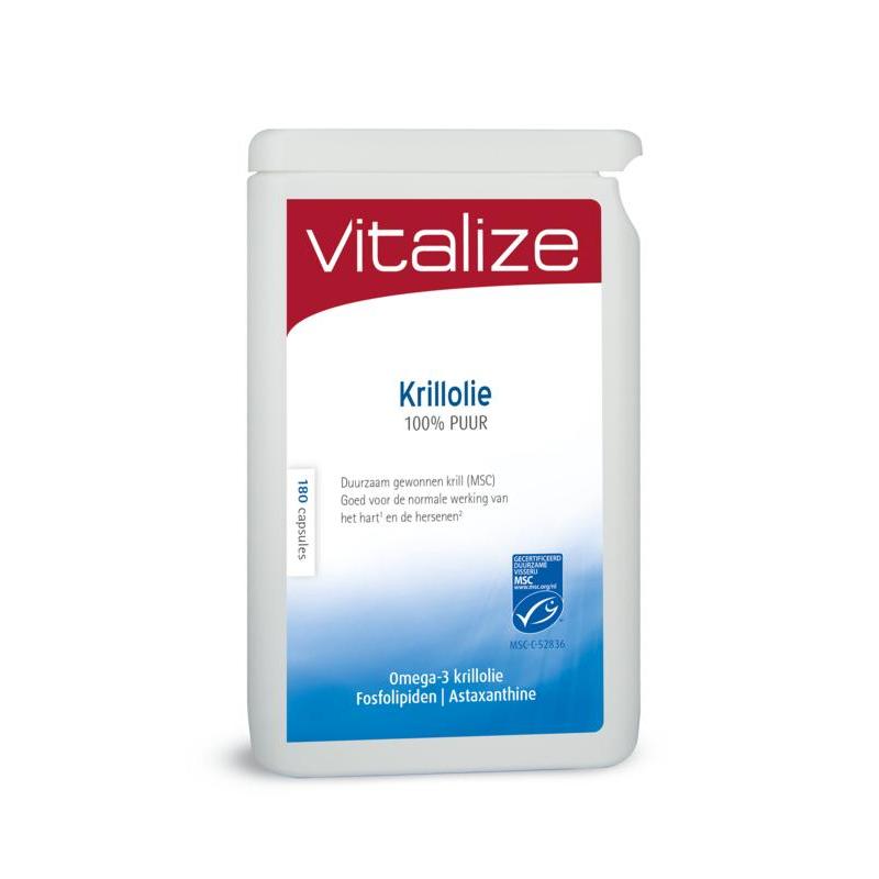 Vitalize krillolie 100% puur Vitalize krillolie 100% puur