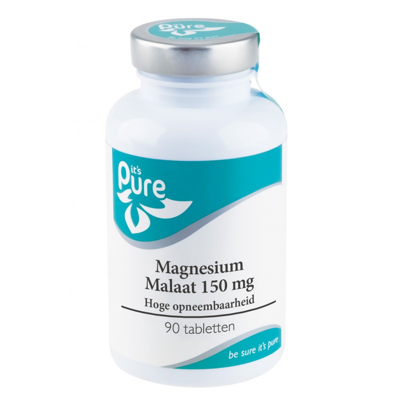 It's Pure Magnesium Malaat 150 mg 90 tabletten