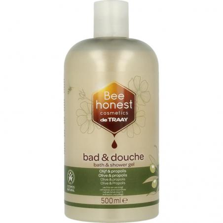 Bee Honest Cosmetics Bad en Douche  Olijf & Popoplis 500 ml