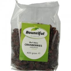Bountiful cranberries appeldiksap