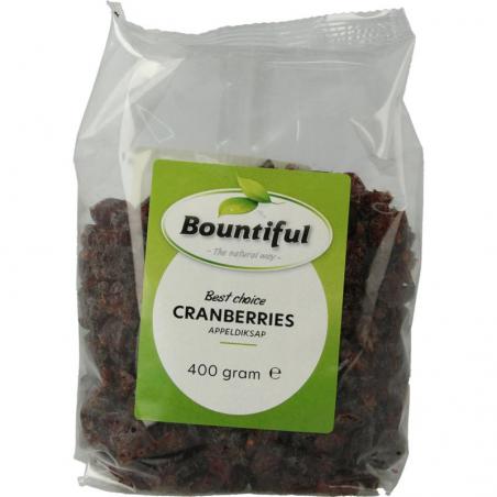 Bountiful cranberries appeldiksap