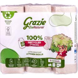 Grazie Natural keukenrol 3-laags 3 rol