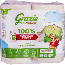 Grazie Natural toiletpapier 2-laags 4 rol
