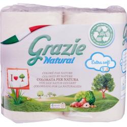 Grazie Natural toiletpapier 3-laags 4 rol