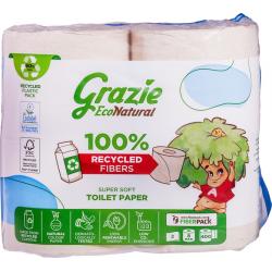 Grazie Natural toiletpapier 2-laags 8 rol