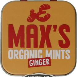 Max's Organic Mints Ginger Mints 35 gram