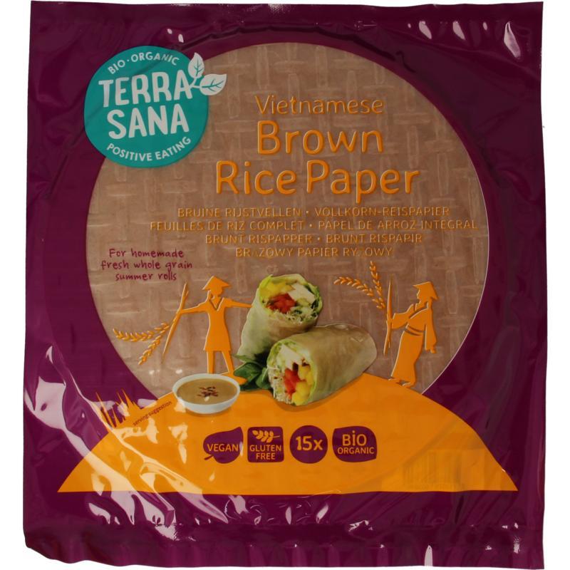 Terransana Vietnamese bruine rijstvellen