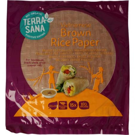 Terransana Vietnamese bruine rijstvellen
